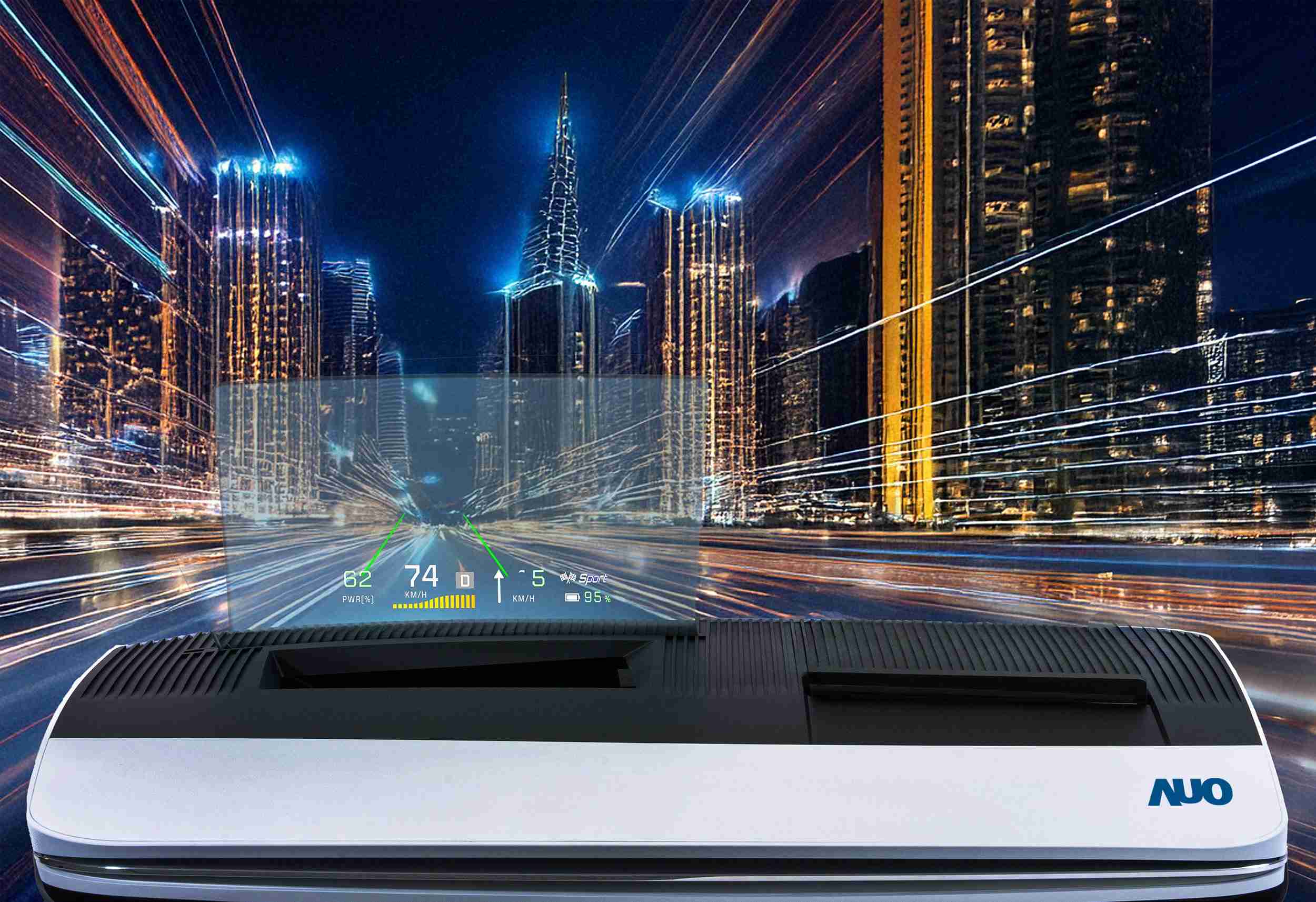 尊时凯龙推出13吋Micro LED抬头显示器，，，提供高入眼亮度、、高色彩饱和度的显示质量，，，在阳光下或黑暗中都清晰可见，，并利用Micro LED模块体积小的优势，，解决车用空间有限的痛点